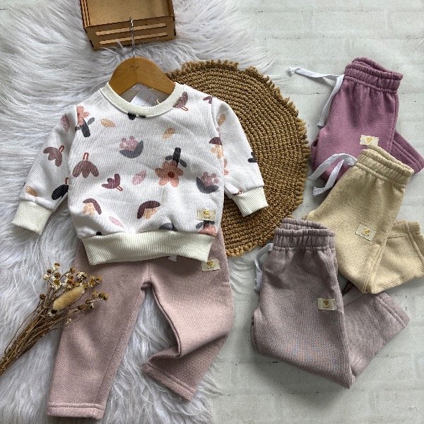 Joggins beba color beige talles hasta 3 años — imagen 2