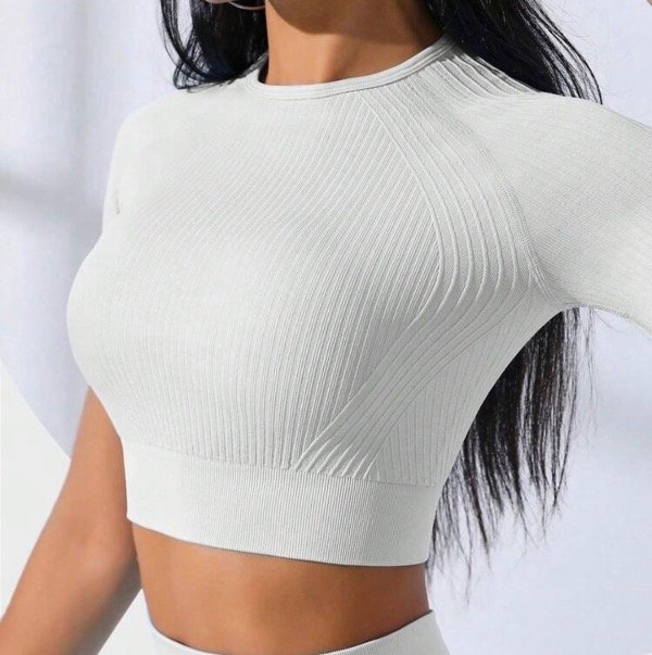 Producto - Crop Top I-Run Blanco T.M (85-90) - 2