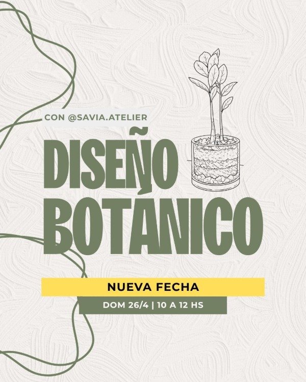 Producto - Taller de Diseño Botánico - Nueva Fecha