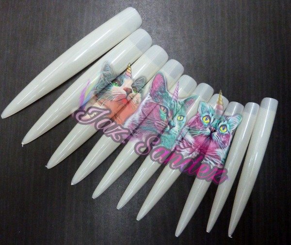 Producto - TIPS STILETTO PRACTICA XL x10