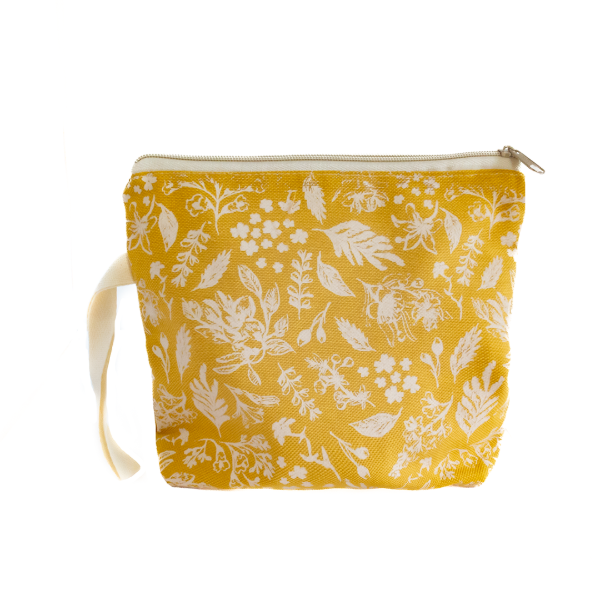 Producto - Neceser Impermeable - Flora argentina mostaza