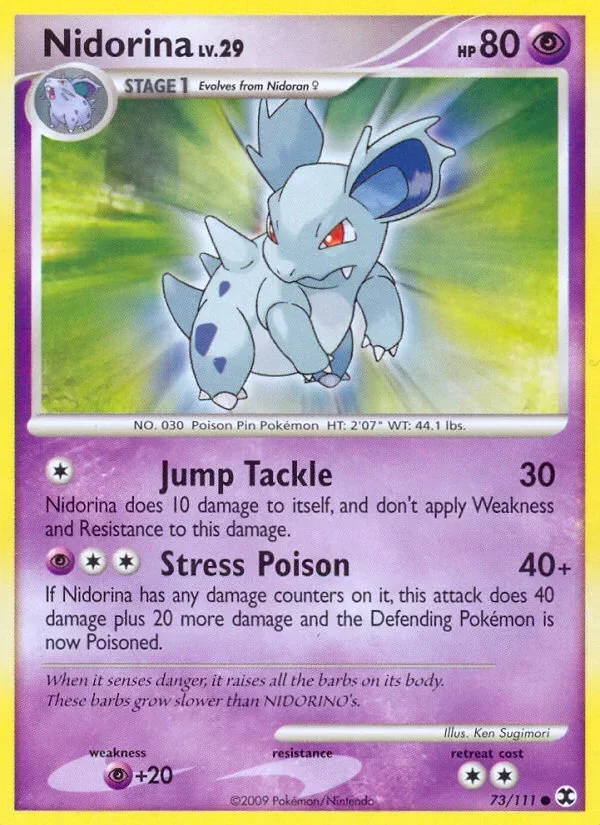 Producto - Nidorina 73/111 Platinum: Rising Rivals