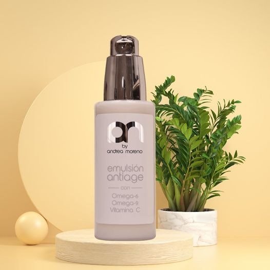 Producto - EMULSION ANTIAGE PARA ROSTRO Y MANOS BY ANDREA MORENO