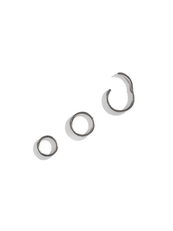 Producto - ARGOLLITA BASIC CLICKER SILVER (UNIDAD)