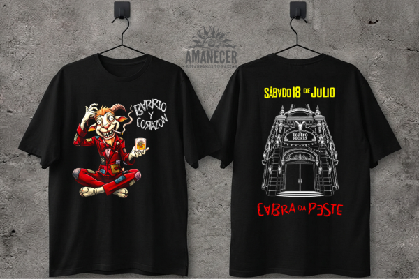 Producto - Remera Cabra da Peste en Flores 18/7 - 0