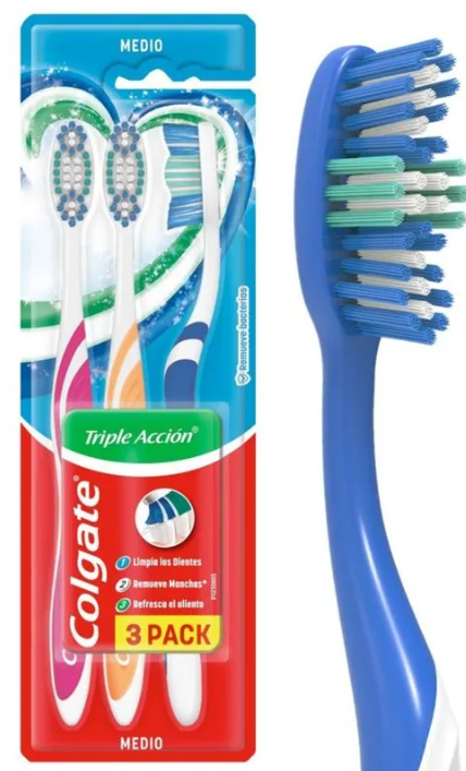 Producto - COLGATE 3X2 TRIPLE ACCION CEPILLO