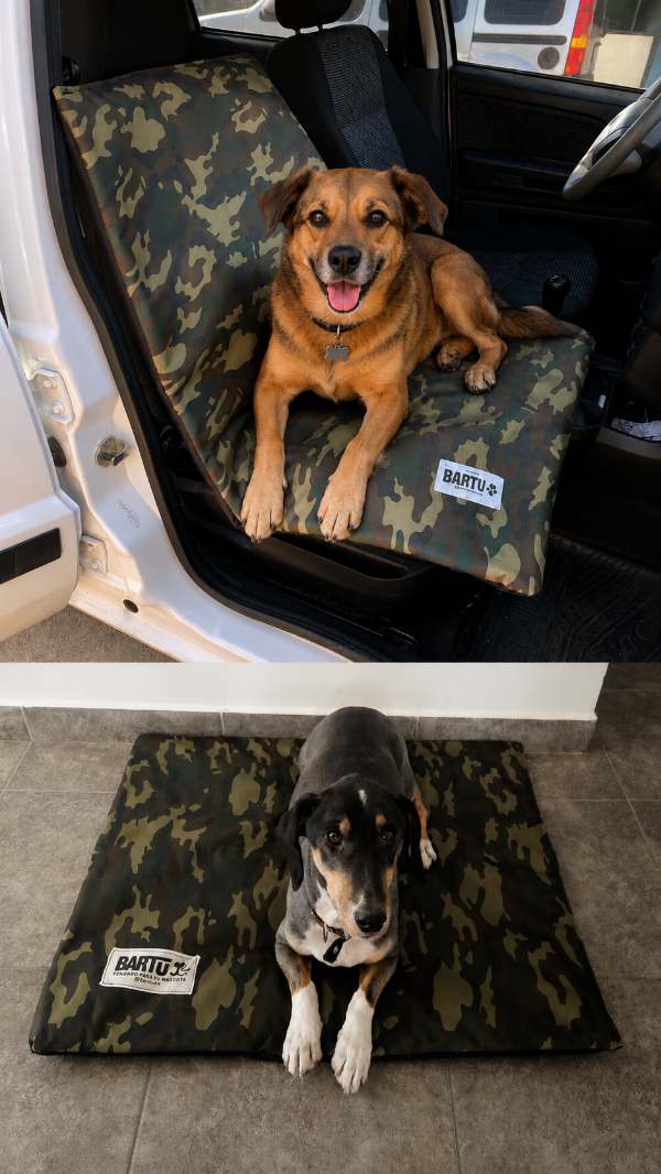 Producto - COLCHONETA "L" (0,70X1,10M.) CAMUFLADO CLÁSICO