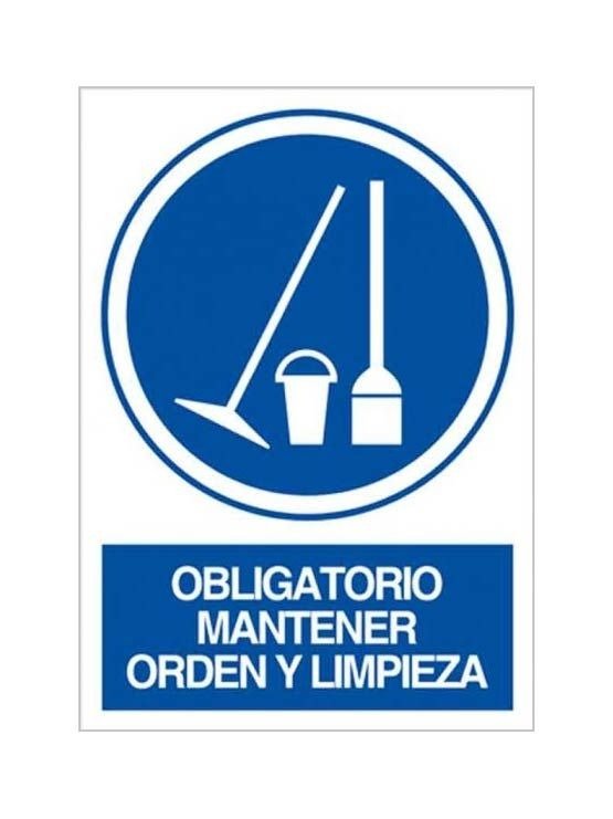 Producto - CARTEL SEÑAL.ORDEN Y LIMPIEZA 25X30