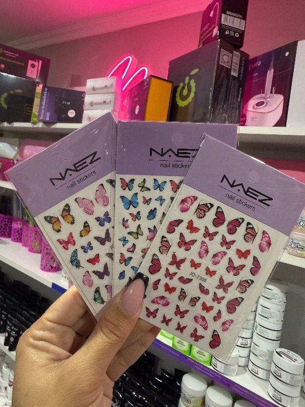 Producto - Estikers mariposa colores surtidos