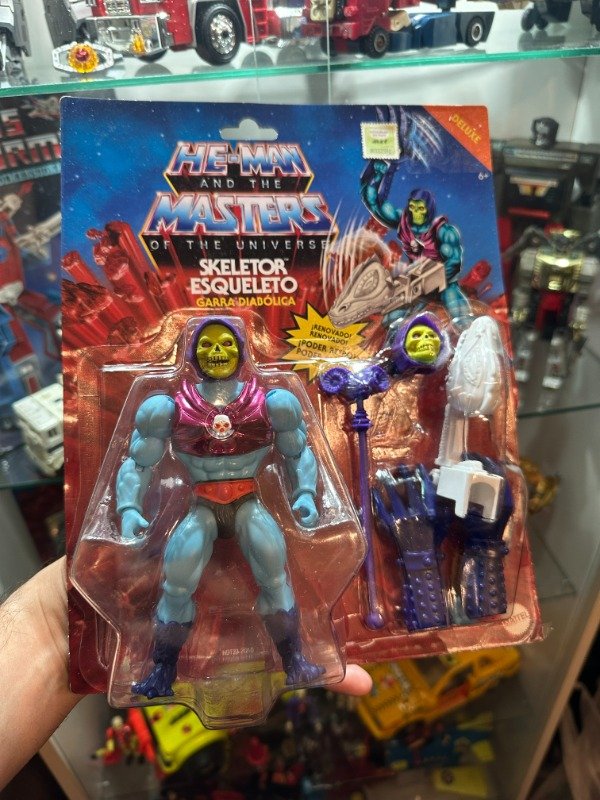 Producto - HE-MAN and the masters of the UNIVERSE SKELETOR  DIABOLIC CLAW Origins Mattel