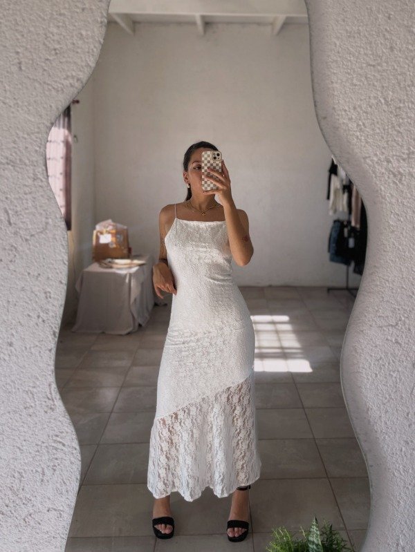 Producto - VESTIDO ENCAJE LARGO