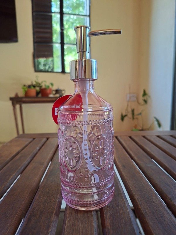 Producto - Dispenser de vidrio labrado