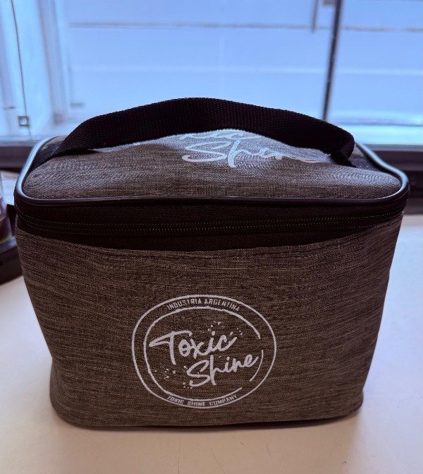 Producto - TOXIC SHINE MINI BOLSO GRIS JASPEADO