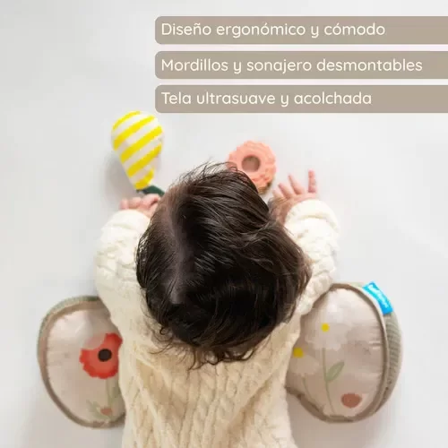 Producto - Almohada Ergonómica con Sonajero y Mordillo - Didáctica - 2