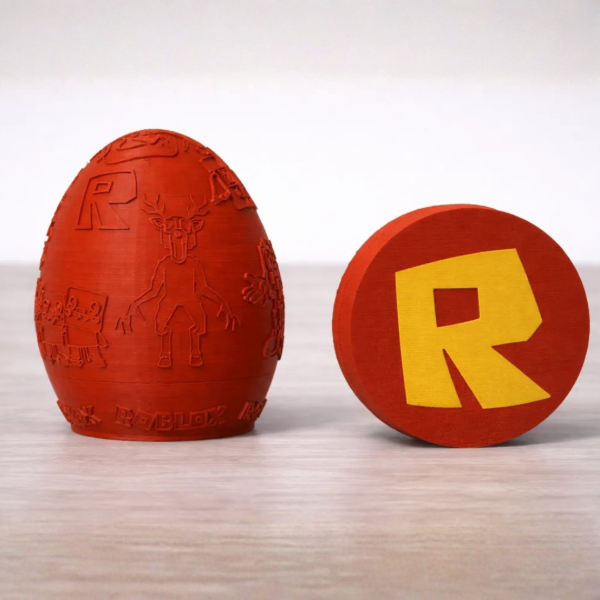 Producto - Huevo 3D Porta Golosinas / Alcancia Roblox