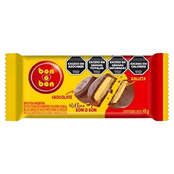 Producto - Tableta Rellena Bon o Bon 48 g
