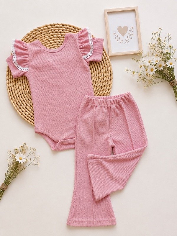 Producto - CONJUNTO OLIVIA ROSA (BODY + PANTALÓN OXFORD)