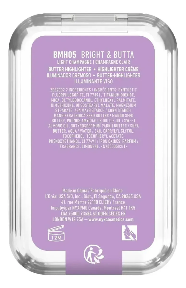 Producto - ILUMINADOR BUTTERMELT HIGHLIHTER / NYX - 6
