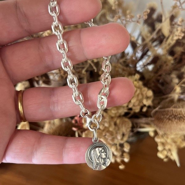 Producto - Pulsera de plata - opcional con medalla