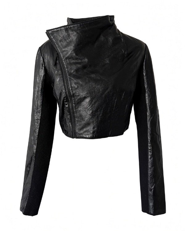 Producto - leather jacket crop - 0