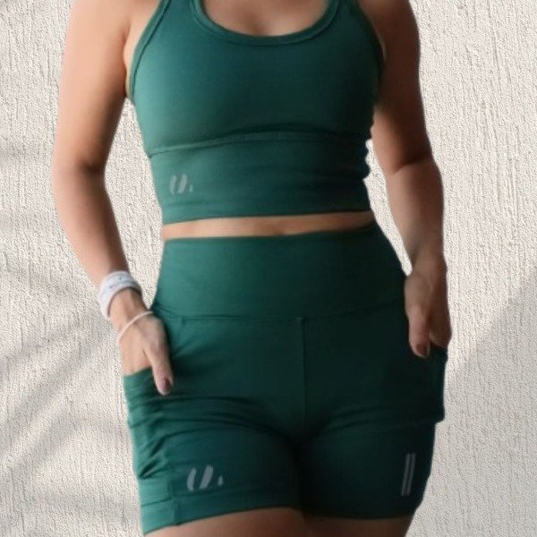 Producto - Calza Short Verde Inglés Running