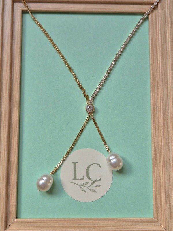 Producto - Collar linea Strass y perla