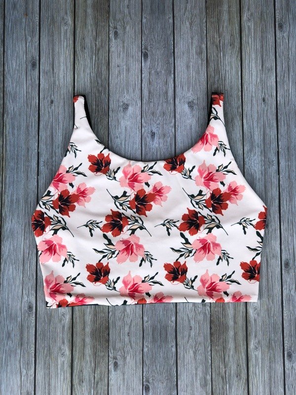 Top love reversible colección hibiscus