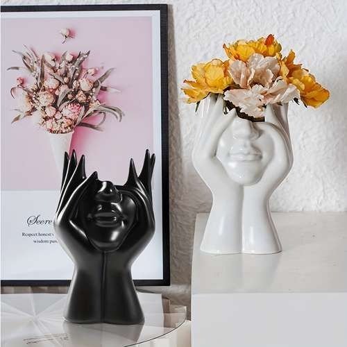 Producto - Molde florero-portacomesticos cara y manos - 0