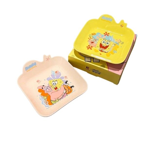 Producto - PLATO CUADRADO BOB ESPONJA