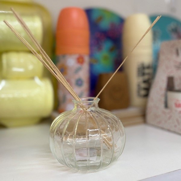 Producto - Frasco de Vidrio Transparente Difusor Calabacita 7538