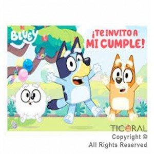 Producto - INVITACION BLUEY