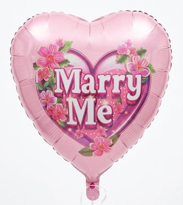 Producto - CÁSATE CONMIGO CORAZÓN 18"