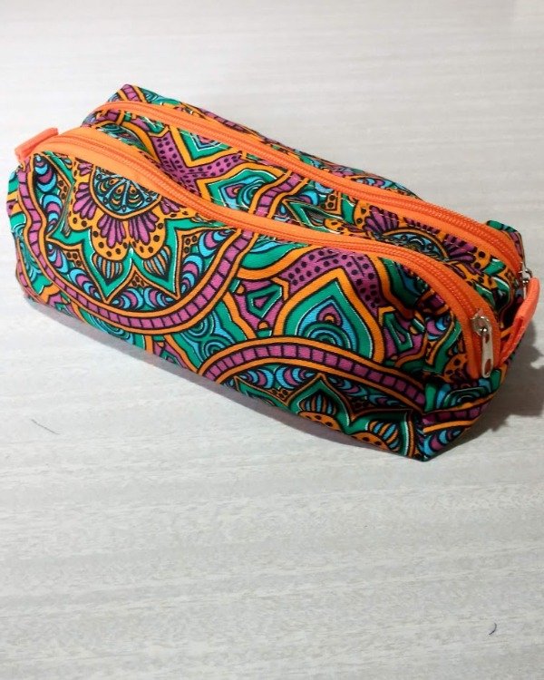 Producto - Cartuchera Madrid "Mandala" 2 cierres