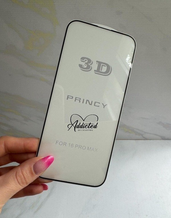 Producto - Vidrio templado 9D Iphone 16 PLUS