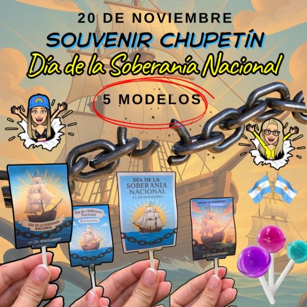 Producto - SOUVENIR CHUPETÍN DIA DE LA SOBERANIA NACIONAL