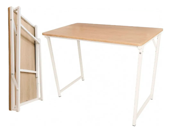 Producto - Escritorio Plegable 1 metro blanco 100x50x75