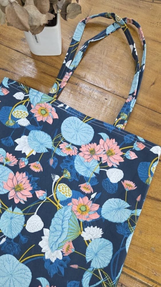 Producto - Tote jardín azul