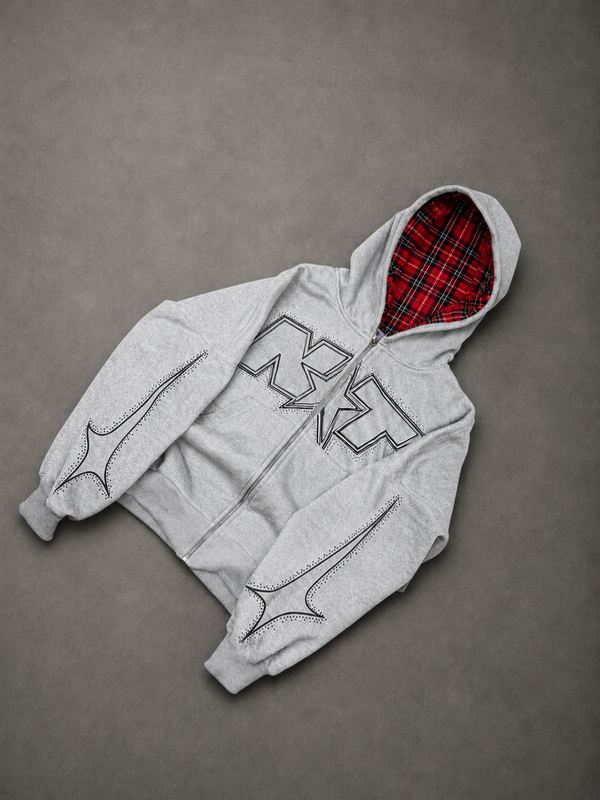 Producto - Zip Hoodie Shain Volt Gris Melange