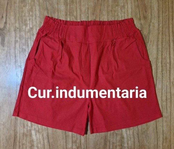 Producto - Short Bengalina Rojo