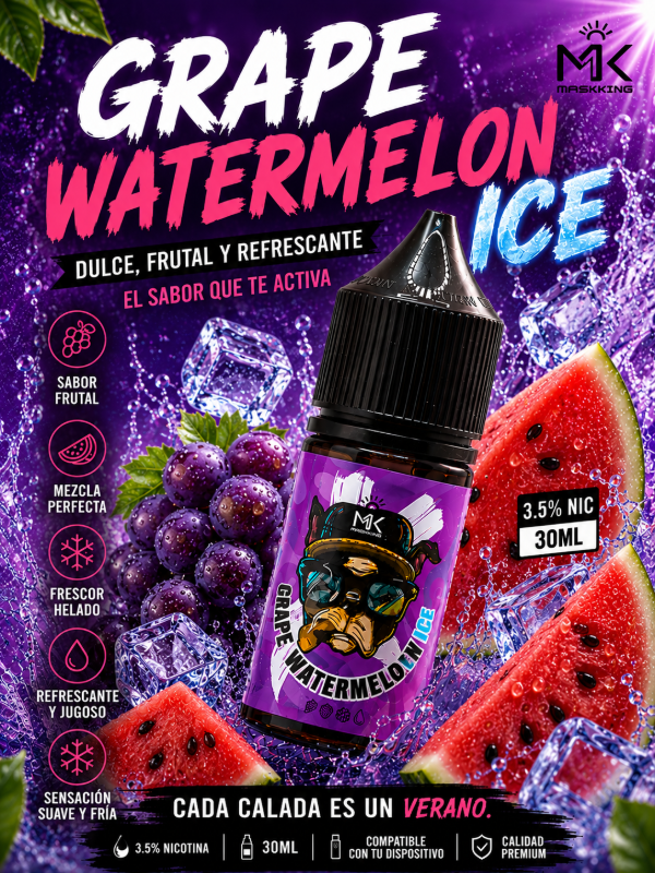 Producto - MASKKING SALT GRAPE WATERMELON ICE