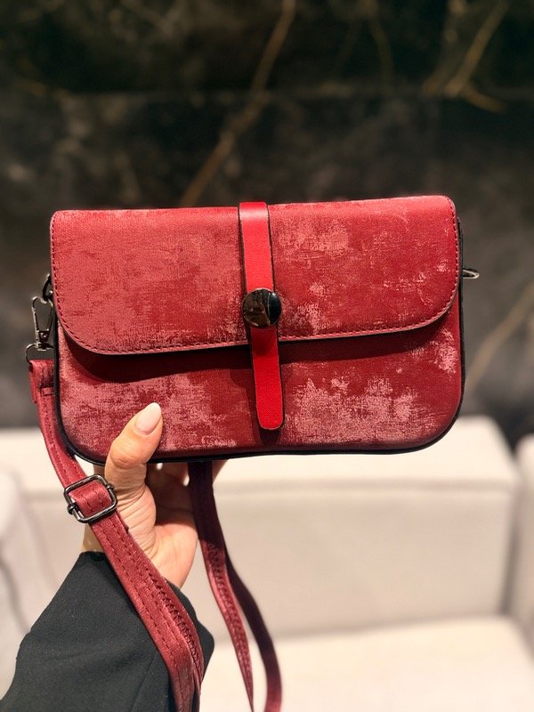 Producto - Mini Bag Hungría - Línea Premium + Charm - Cherry