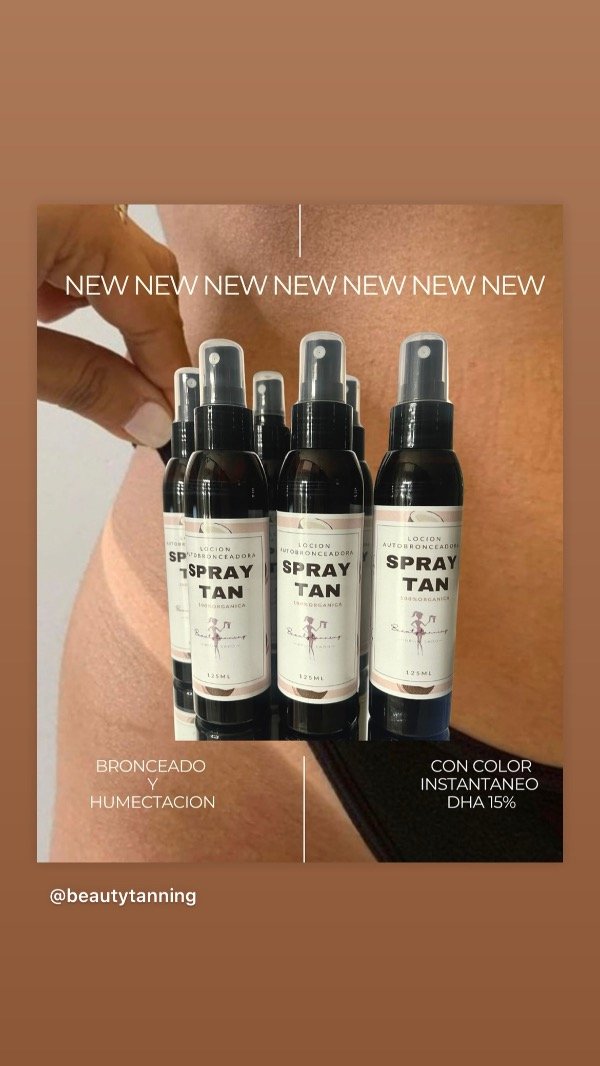 Producto - Spray tan coco 125ml + brocha aplicadora