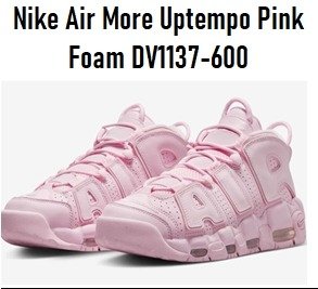 Producto - Nike Air More Uptempo Pink Foam DV1137-600