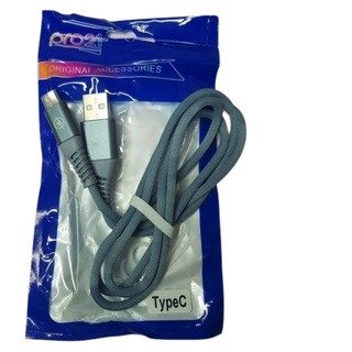 Producto - Cable USb Ficha Tipo C Carga Rápida 3.1 Reforzado largo 1 metro Pro21