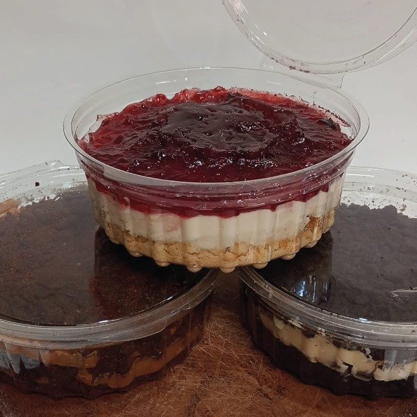 Producto - Postre cheesecake de frutos rojos Palluzzi