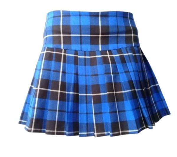 Producto - Falda escocesa azul