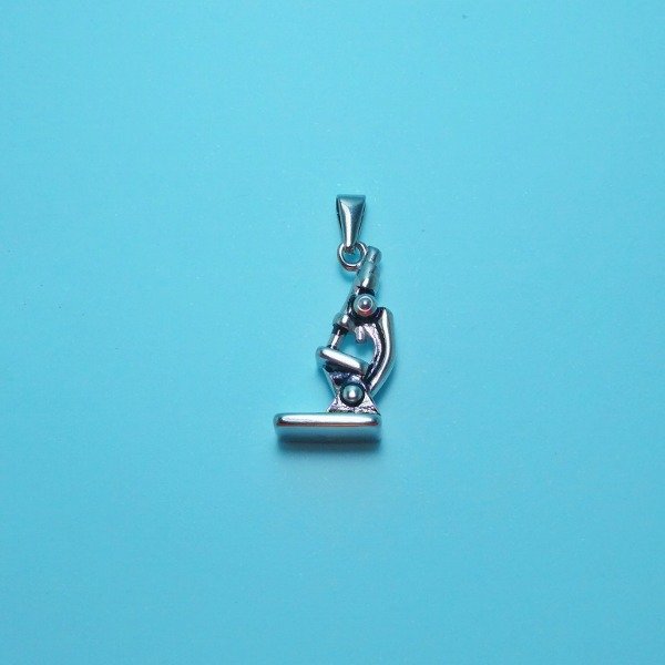 Producto - Dije Microscopio con Sombra Negra (Macizo)
