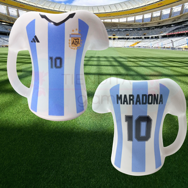 Producto - TAZA 3D CAMISETA ARGENTINA MARADONA