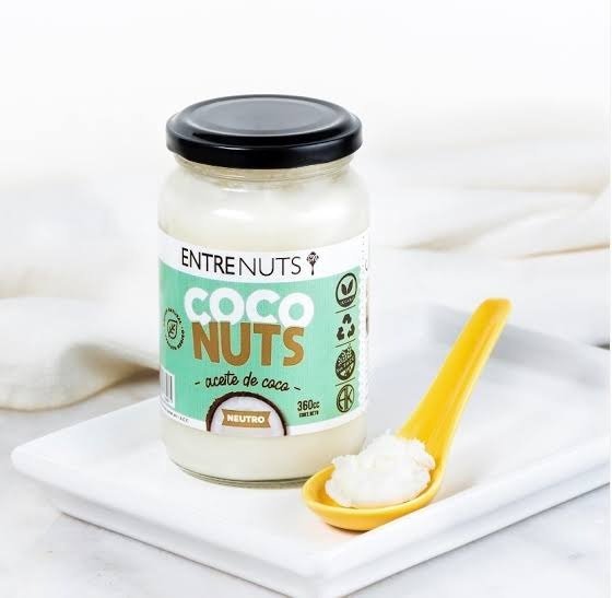 Producto - Aceite de coco neutro Entrenuts 360cc.