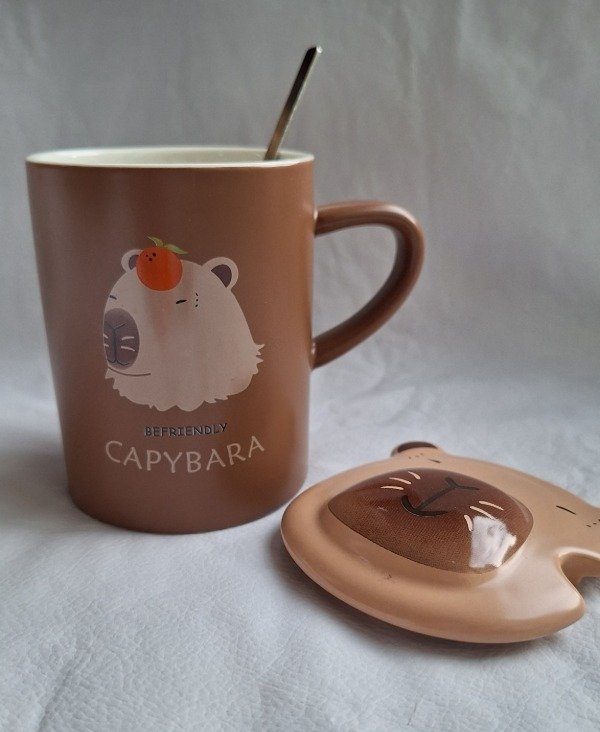 Producto - Taza capibara com tapa